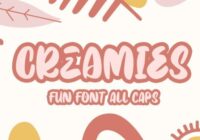 Creamies Font - Featured Image