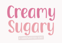Creamy Sugary Font - Featured Image