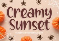Creamy Sunset Font - Featured Image