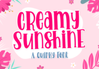 Creamy Sunshine Font - Featured Image