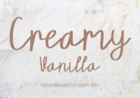 Creamy Vanilla Font - Featured Image
