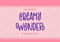 Creamy Wonder Font - Featured Image