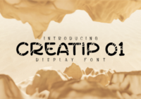 Creatip 01 Font - Featured Image