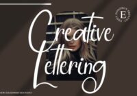 Creative Lettering Font - Featured Image