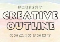 Creative Outline Font - Featured Image