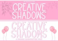 Creative Shadows Font - Featured Image