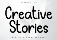 Creative Stories Font - Featured Image