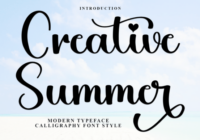 Creative Summer Font - Featured Image