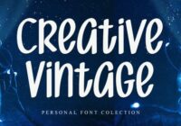 Creative Vintage Font - Featured Image