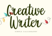 Creative Writer Font - Featured Image