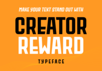 Creator Reward Font - Featured Image
