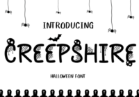 Creepshire Font - Featured Image