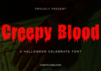 Creepy Blood Font - Featured Image