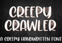 Creepy Crawler Font - Featured Image
