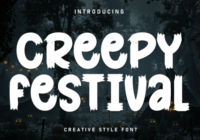 Creepy Festival Font - Featured Image