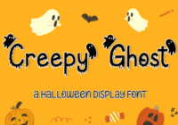 Creepy Ghost Font - Featured Image