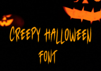Creepy Halloween Font - Featured Image