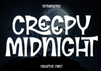 Creepy Midnight Font - Featured Image