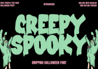 Creepy Spooky Font - Featured Image