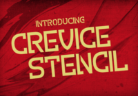 Crevice Stencil Font - Featured Image
