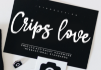 Crips Love Font - Featured Image