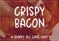 Crispy Bacon Font - Featured Image