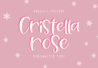 Cristella Rose Font - Featured Image