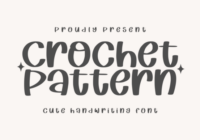 Crochet Pattern Font - Featured Image