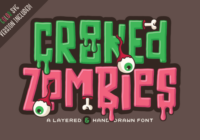 Crooked Zombies Font - Featured Image