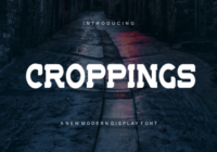 Croppings Font - Featured Image