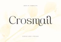 Crosmail Font - Featured Image
