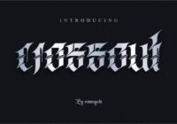 Crossout Font - Featured Image