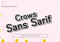Crows Sans Sarif Font - Featured Image
