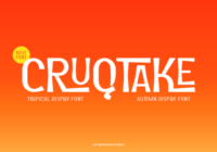Cruqtake Font - Featured Image