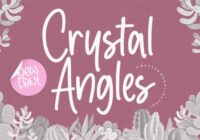 Crystal Angles Font - Featured Image