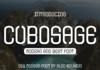 Cubosage Font - Featured Image