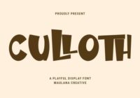 Culloth Font - Featured Image