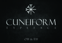 Cuneiform Font - Featured Image