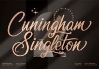 Cuningham Singleton Font - Featured Image