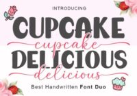 Cupcake Delicious Duo Font - Featured Image