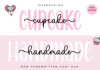 Cupcake Handmade Duo Font - Featured Image