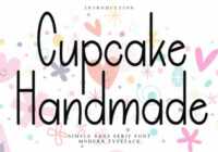 Cupcake Handmade Font - Featured Image