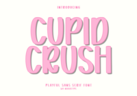Cupid Crush Font - Featured Image