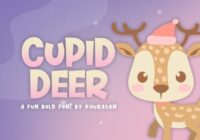 Cupid Deer Font - Featured Image