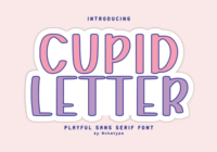 Cupid Letter Font - Featured Image