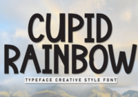 Cupid Rainbow Font - Featured Image