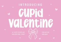Cupid Valentine Font - Featured Image