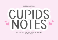 Cupids Notes Font - Featured Image