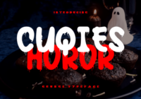 Cuqies Horor Font - Featured Image