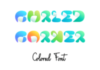 Curled Corner Font - Featured Image